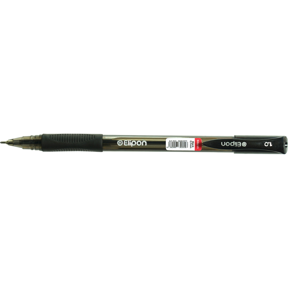 خودکار مشکی 1/0 سمی ژل  (لیوان 50عددی) الیپون EA01 کد8261103