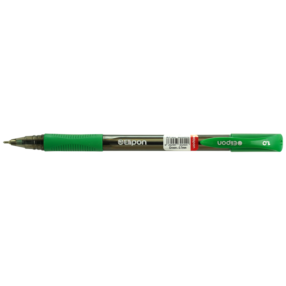 خودکار سبز 1/0 سمی ژل  (لیوان 50عددی) الیپون EA01 کد8261104
