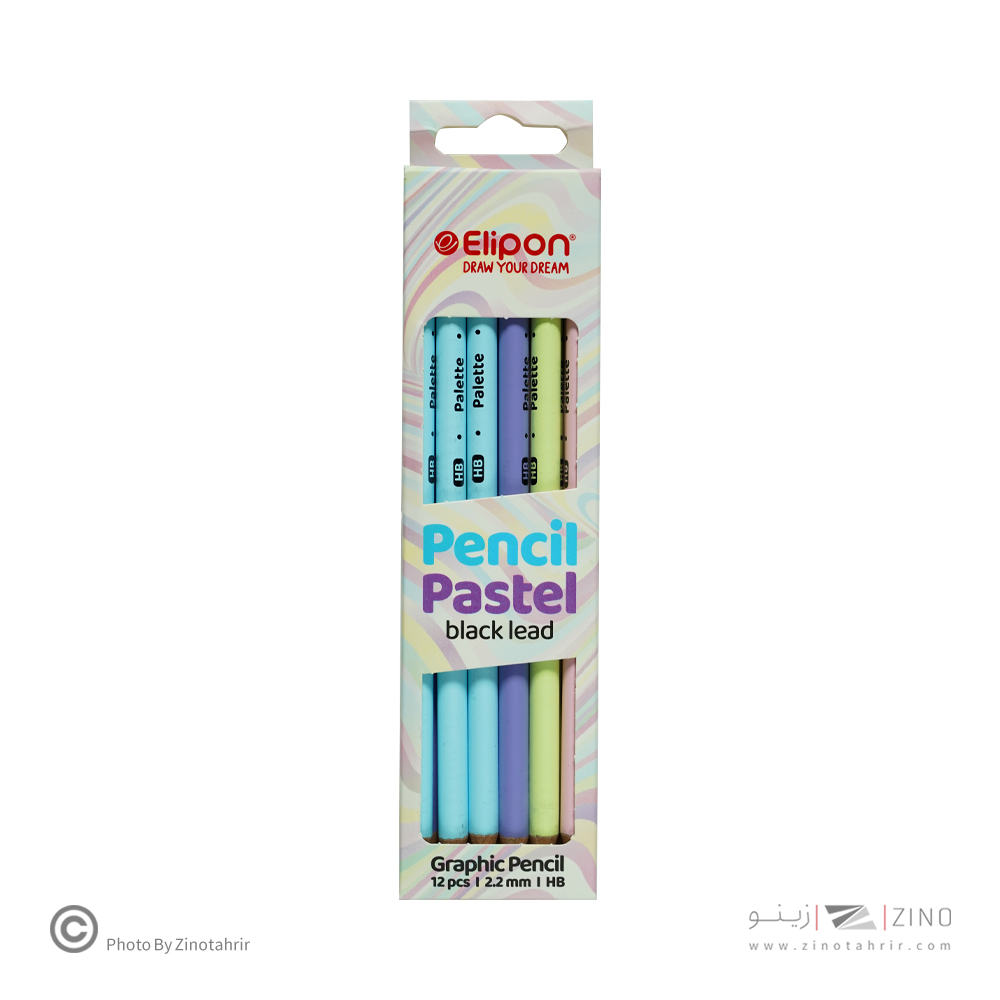 مداد مشکی(بدنه پاستلی) الیپون کد8441040