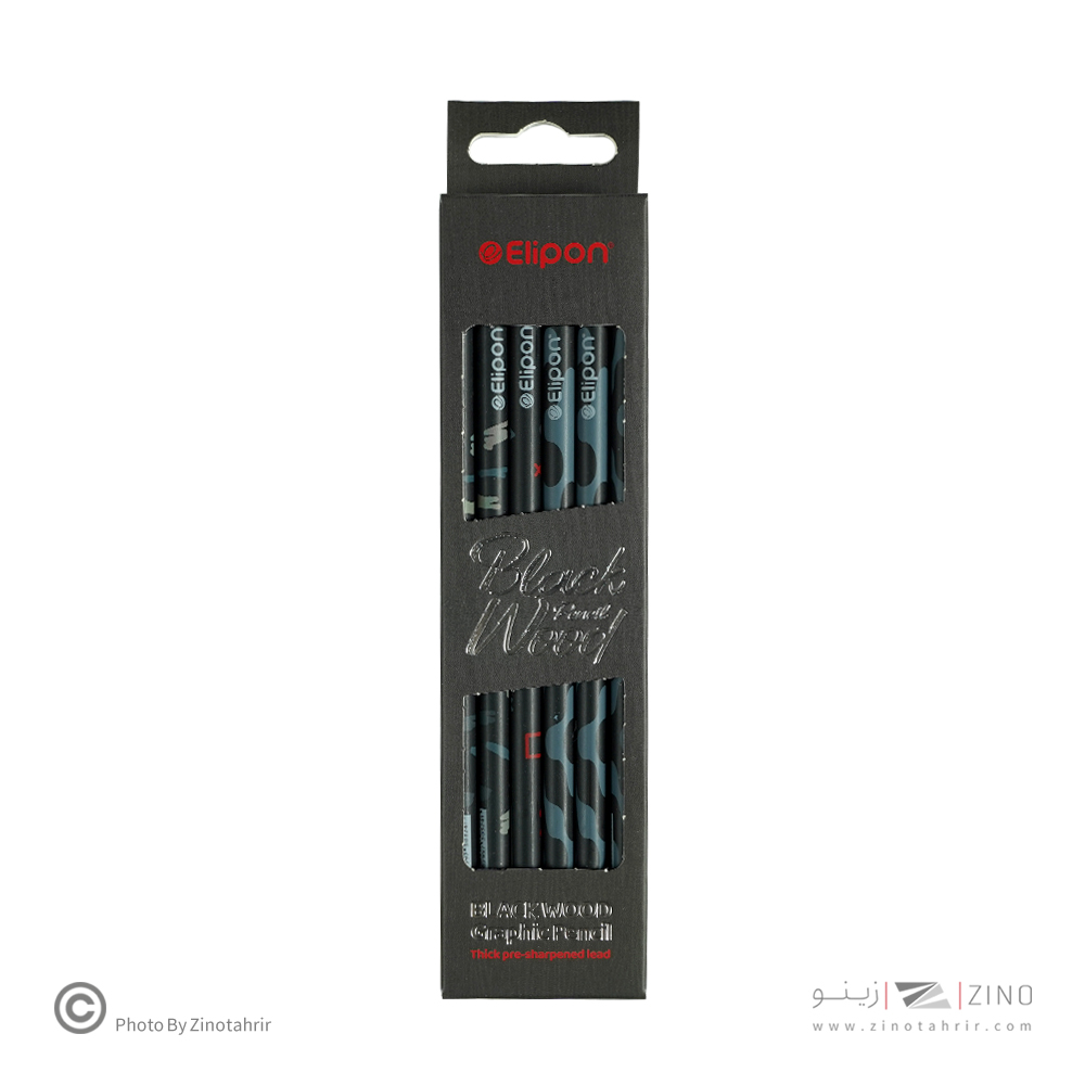 مداد مشکی(چوب مشکی) پاکن دار الیپون کد8281070