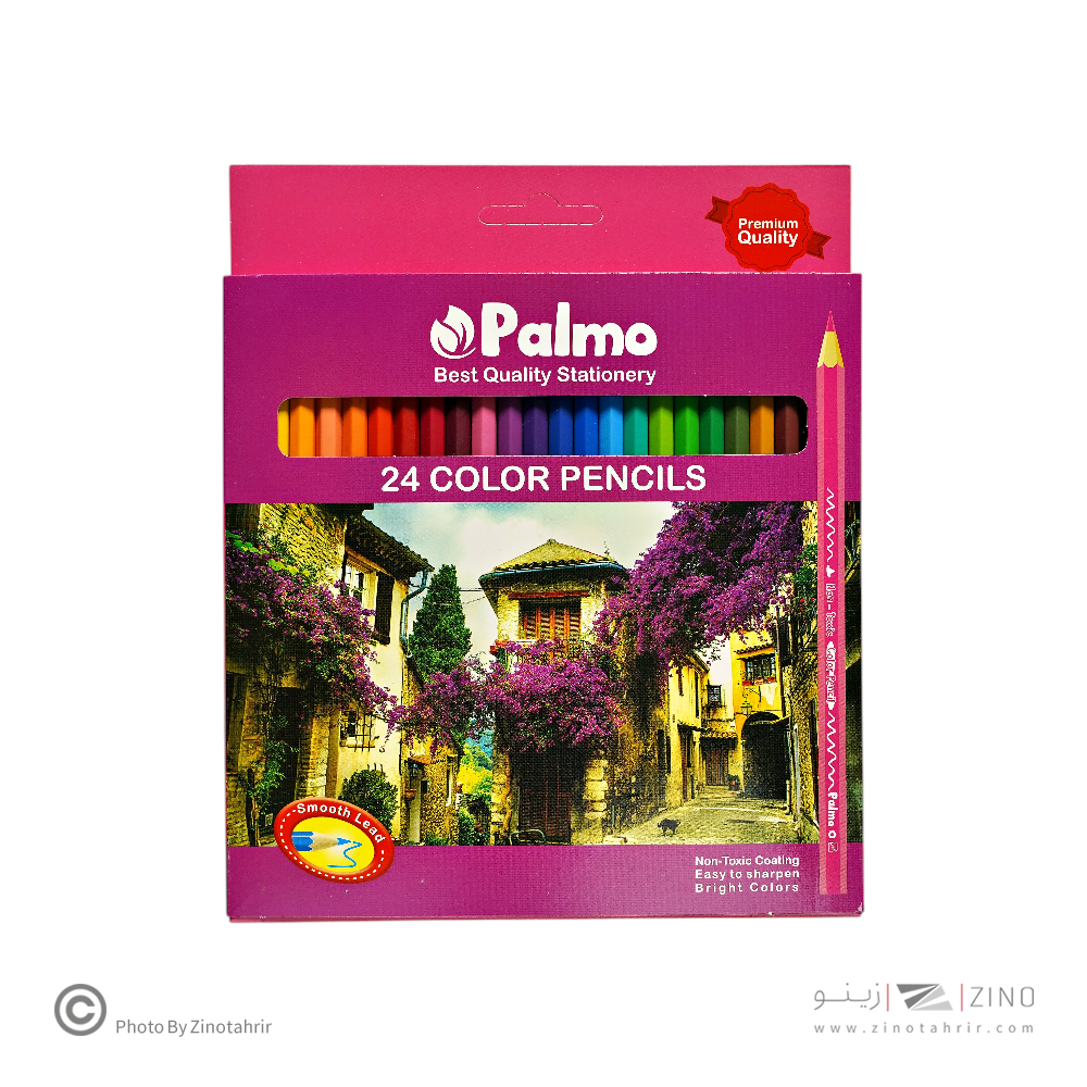 مدادرنگی24رنگ جعبه مقوایی پالمو