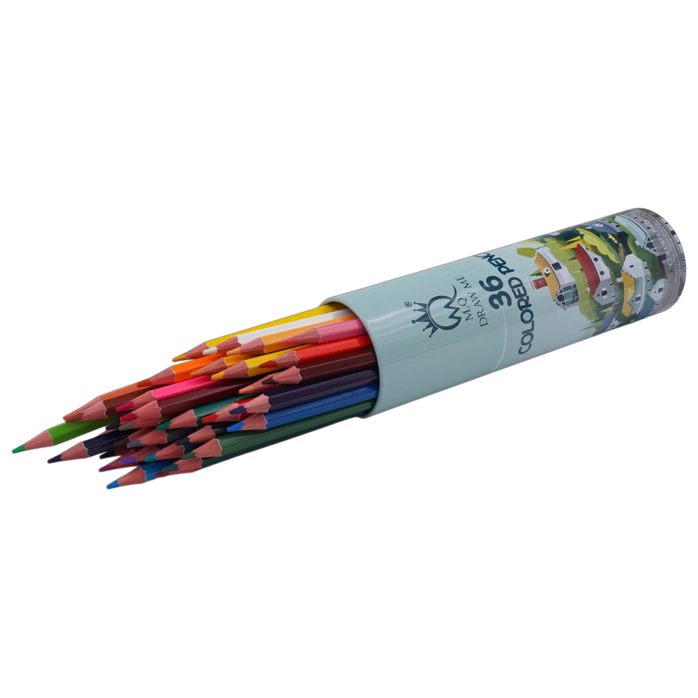 مداد رنگی 36رنگ قوطی ام کیو کد2429