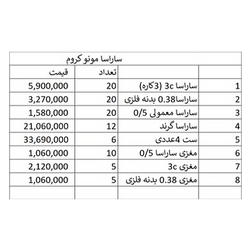استند ساراسا کلیپ مونو کروم زبرا
