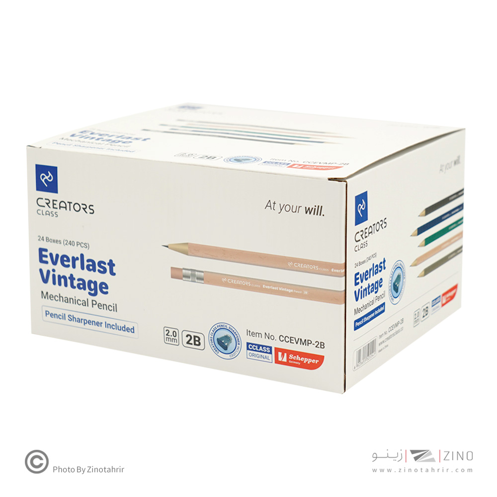 اتود2میل بدنه شش گوش با مغز گرید2B همراه با تراش (10عددی ) اورلست وینتیج سیکلاس کدCCEVMP-2B