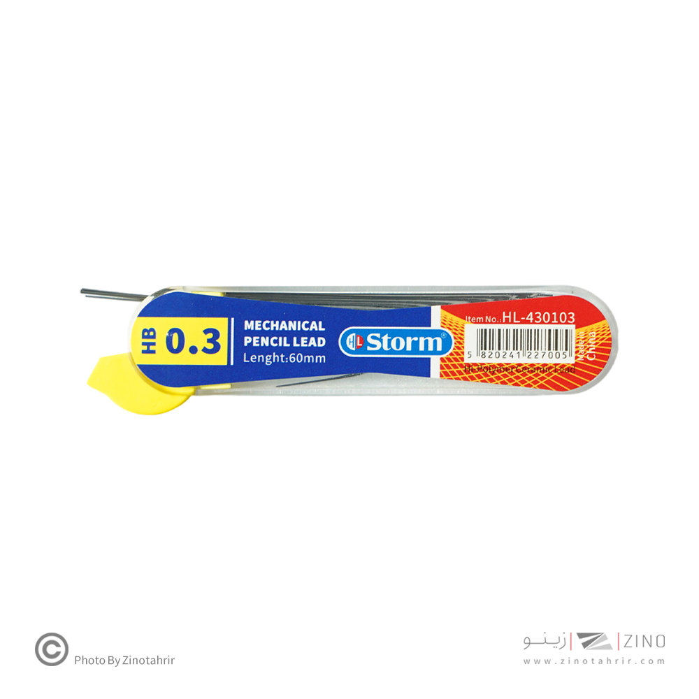 مغز مداد 0/3  (60میل) HB استورم کد HL-436*تعداد در باکس12جین*