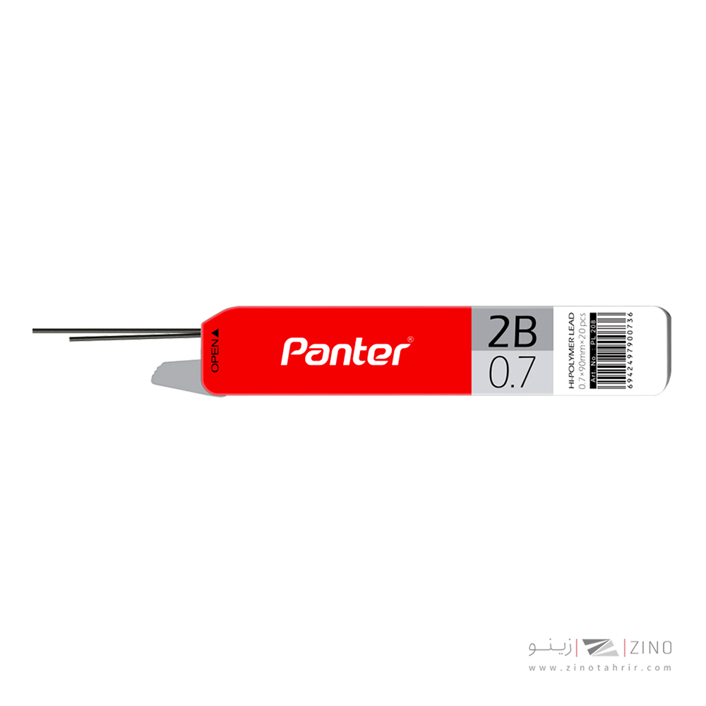 مغز مداد 0/7 بلند (90میل) 2B پنتر کدPL208