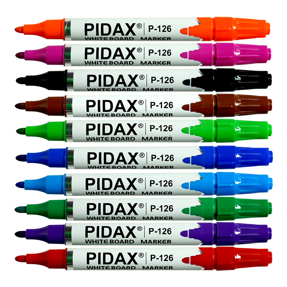 ماژیک وایت گرد 10رنگ(جور) پیداکس کدP-1210