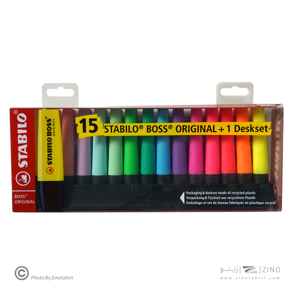 علامت زن جور15رنگ باس اورجینال(فسفری) استابیلو کد7015-01