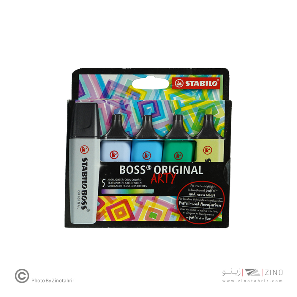 علامت زن جور5رنگ باس اورجینال(آرت) استابیلو کد 70/5-02-2-20