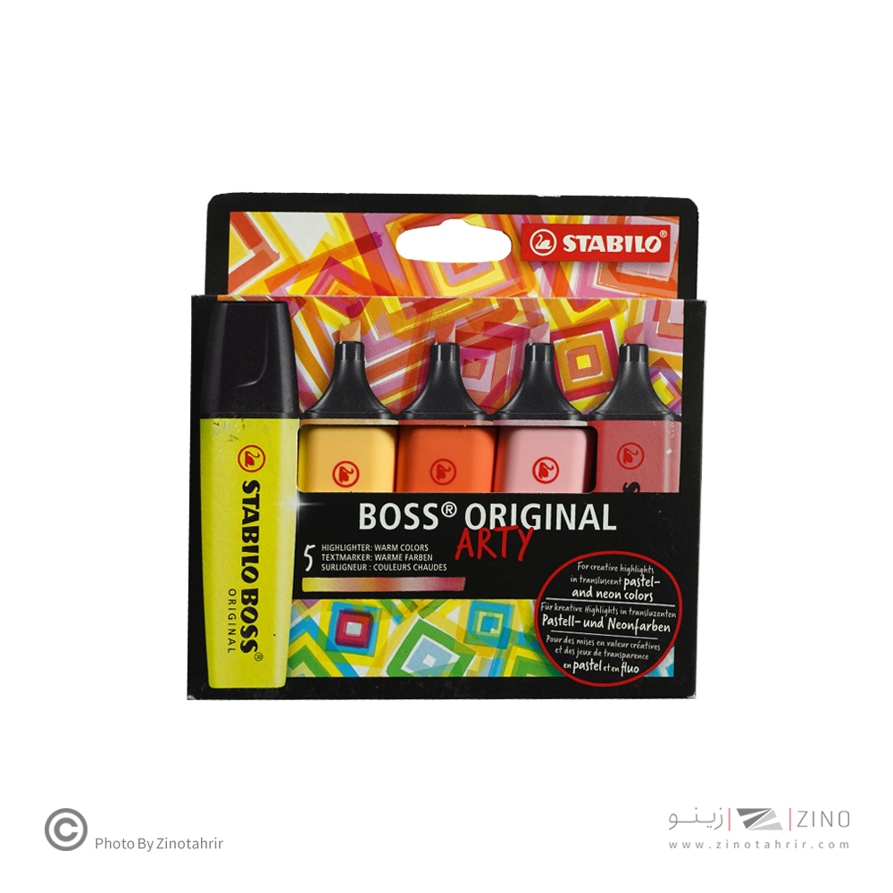 علامت زن جور5رنگ باس اورجینال(آرت) استابیلو کد 70/5-02-1-20