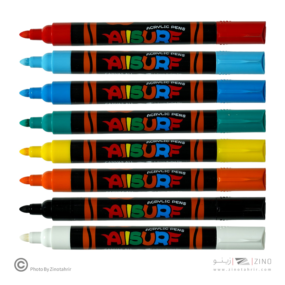 ماژیک اکریلیک8رنگ وای پلاس کدAP240410