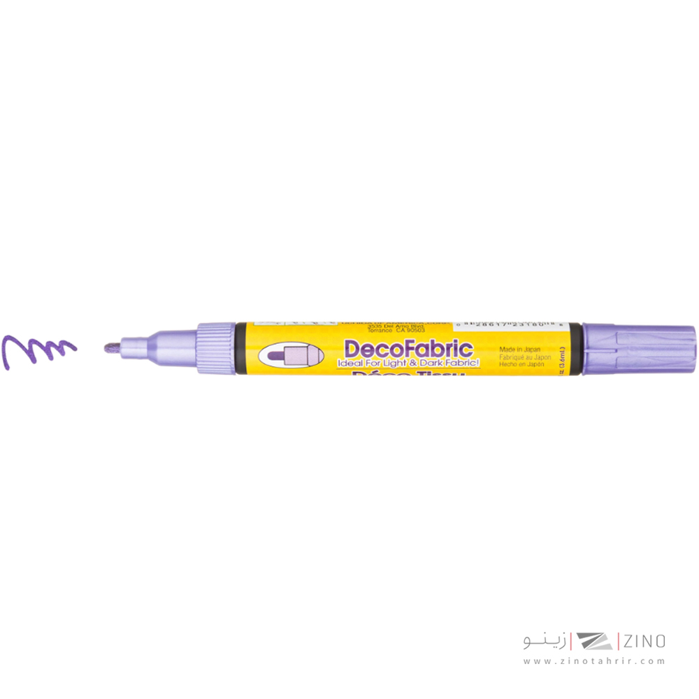 ماژیک تیشرت یوشیدا بنفش فلورسنت