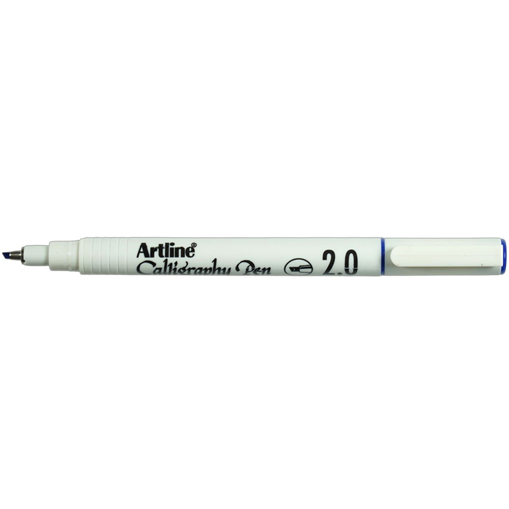 قلم خطاطی 2/0آبی لاتین آرتلاین EK-242N/AB
