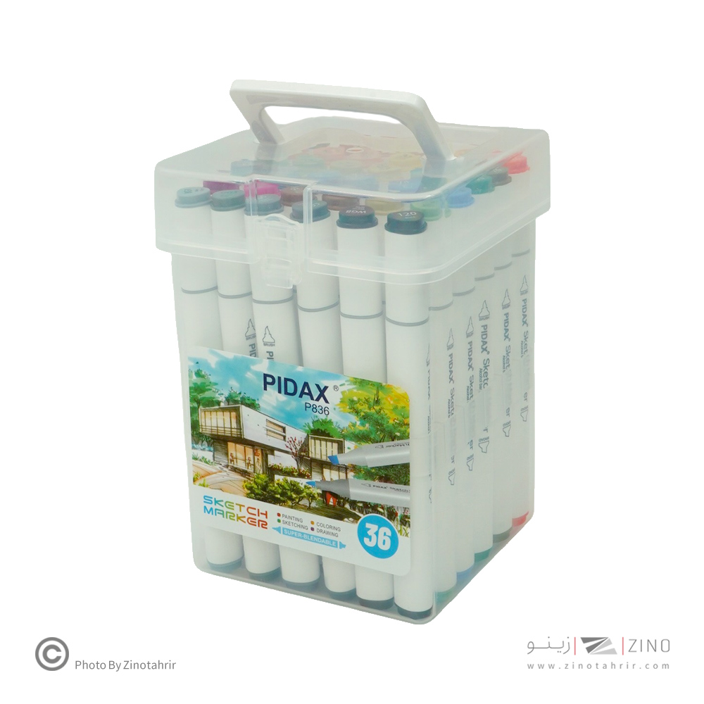 ماژیک36 رنگ راندو نیوتاچ/ماپرومکس/پیداکس جعبه طلقی کد736/836