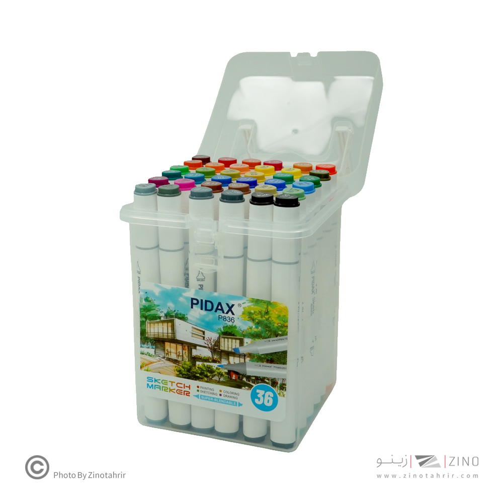 ماژیک36 رنگ راندو نیوتاچ/ماپرومکس/پیداکس جعبه طلقی کد736/836