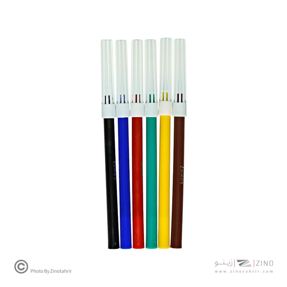 ماژیک نقاشی 6رنگ لاکسر کد 6WT