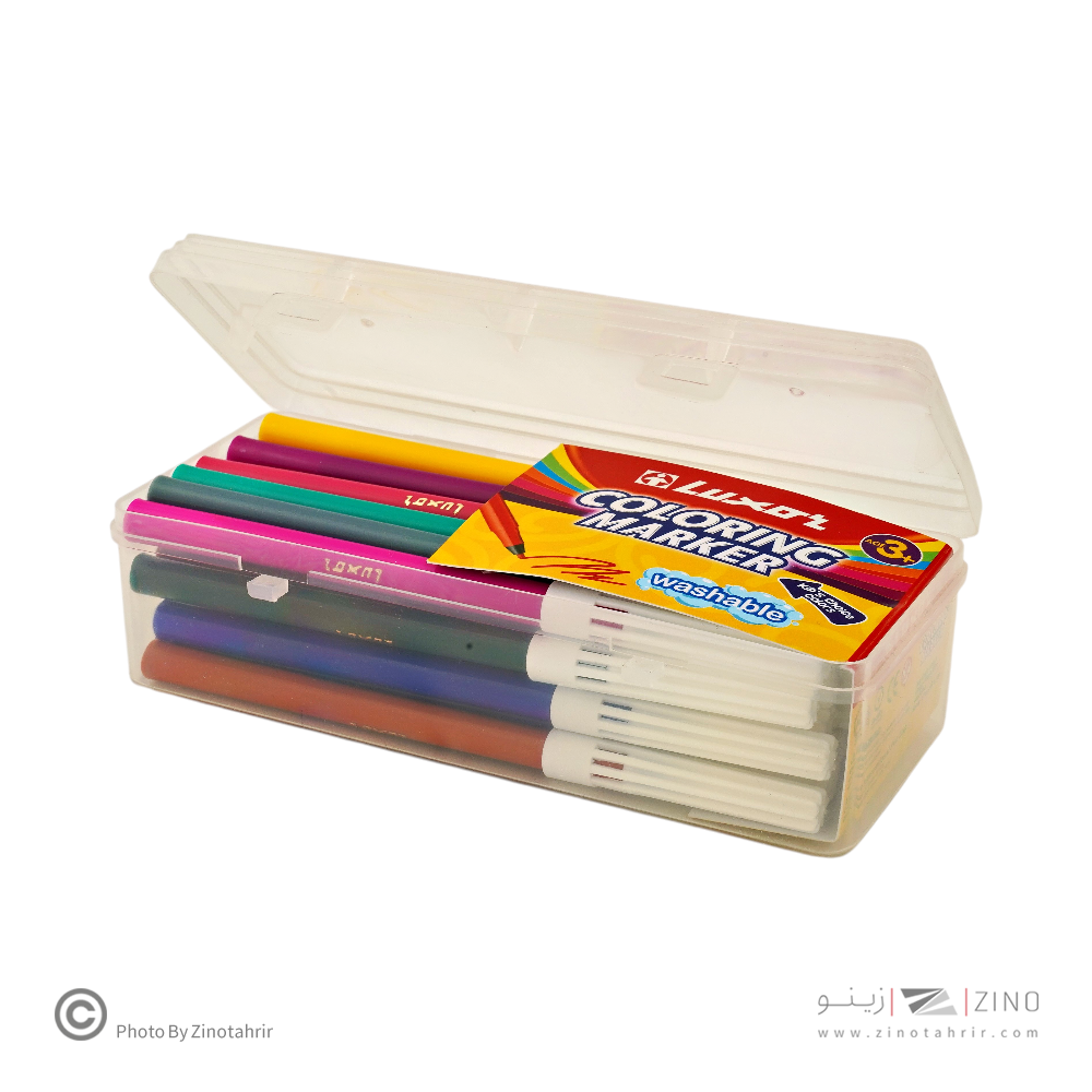 ماژیک نقاشی24رنگ جعبه طلقی لاکسرکد6101