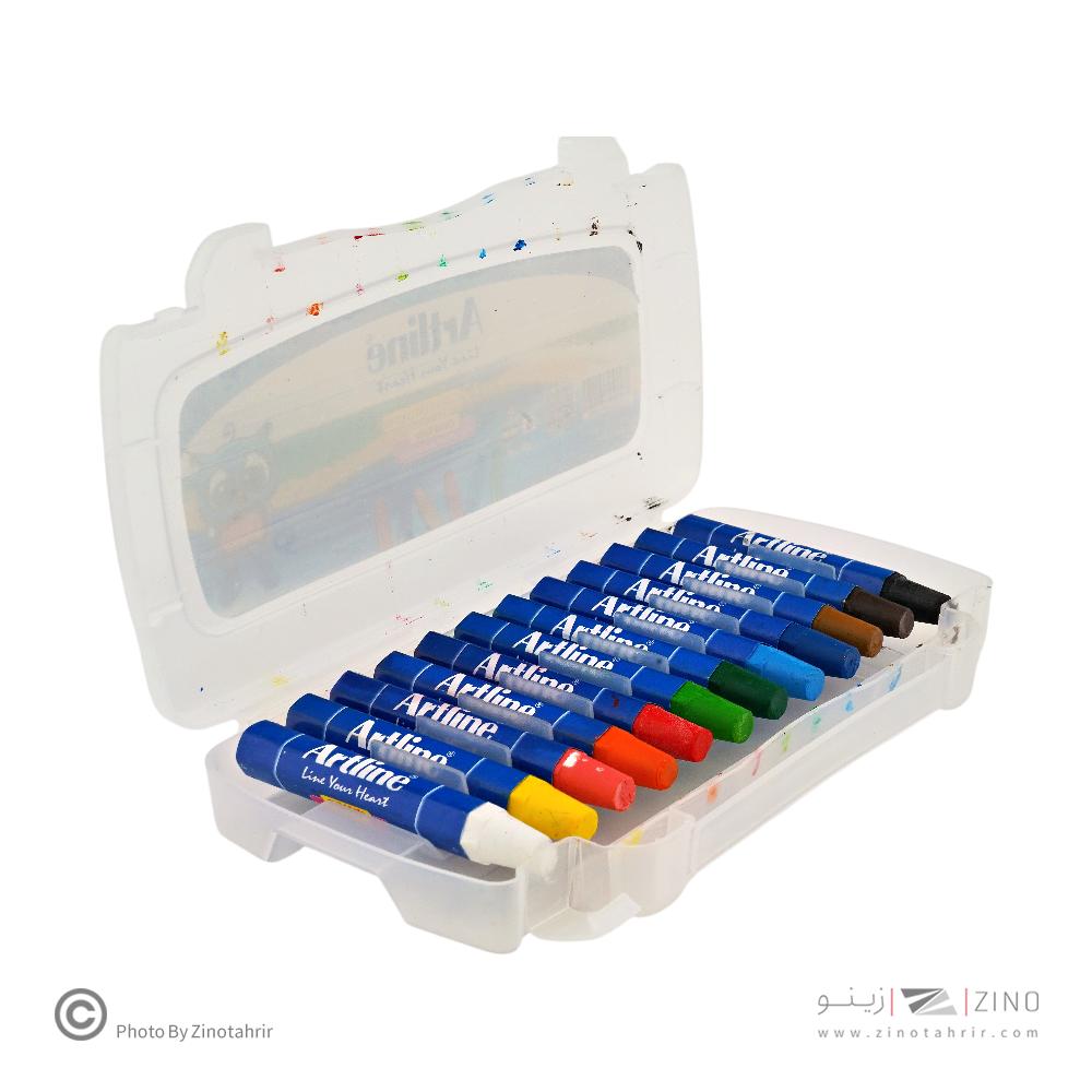 پاستل روغنی12رنگ طلقی آرتلاین