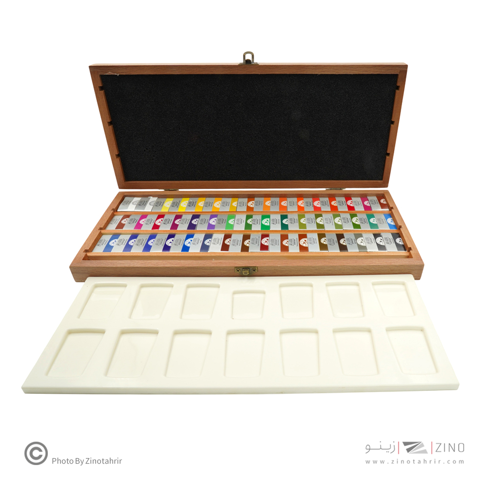 آبرنگ 48رنگ چوبی  افرا