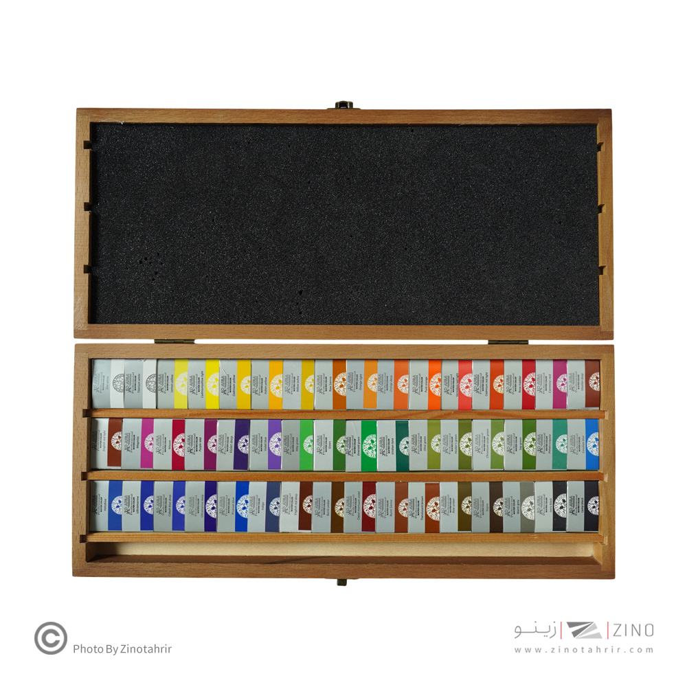 آبرنگ 48رنگ چوبی  افرا