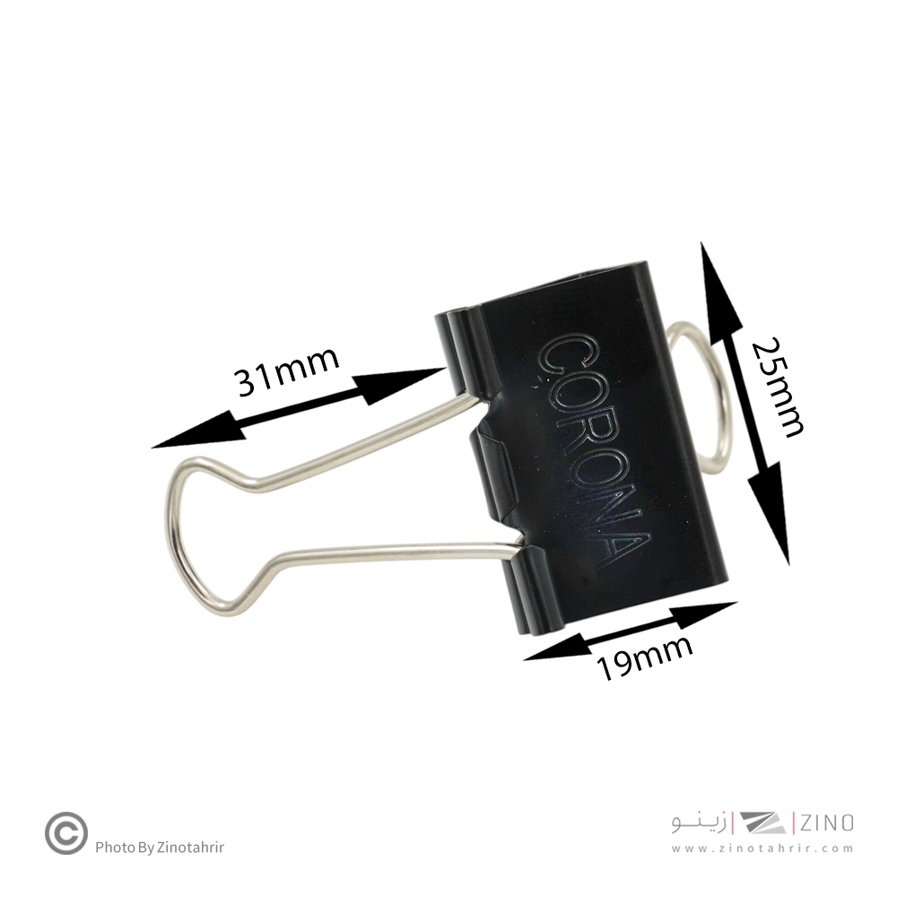 گیره دوبل25میل کرونا کد3013