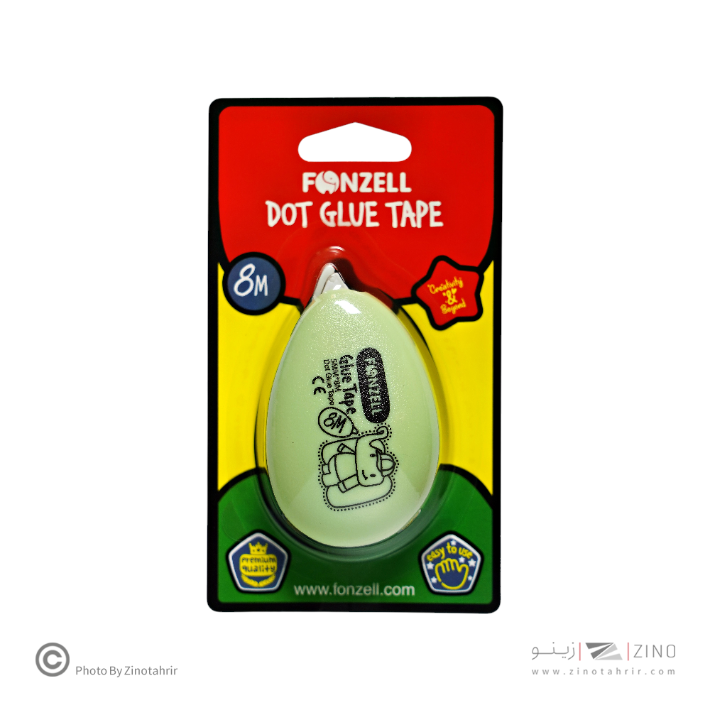 چسب نواری نقطه ای عرض5میلیمتر و طول8متر فونزل کد685024