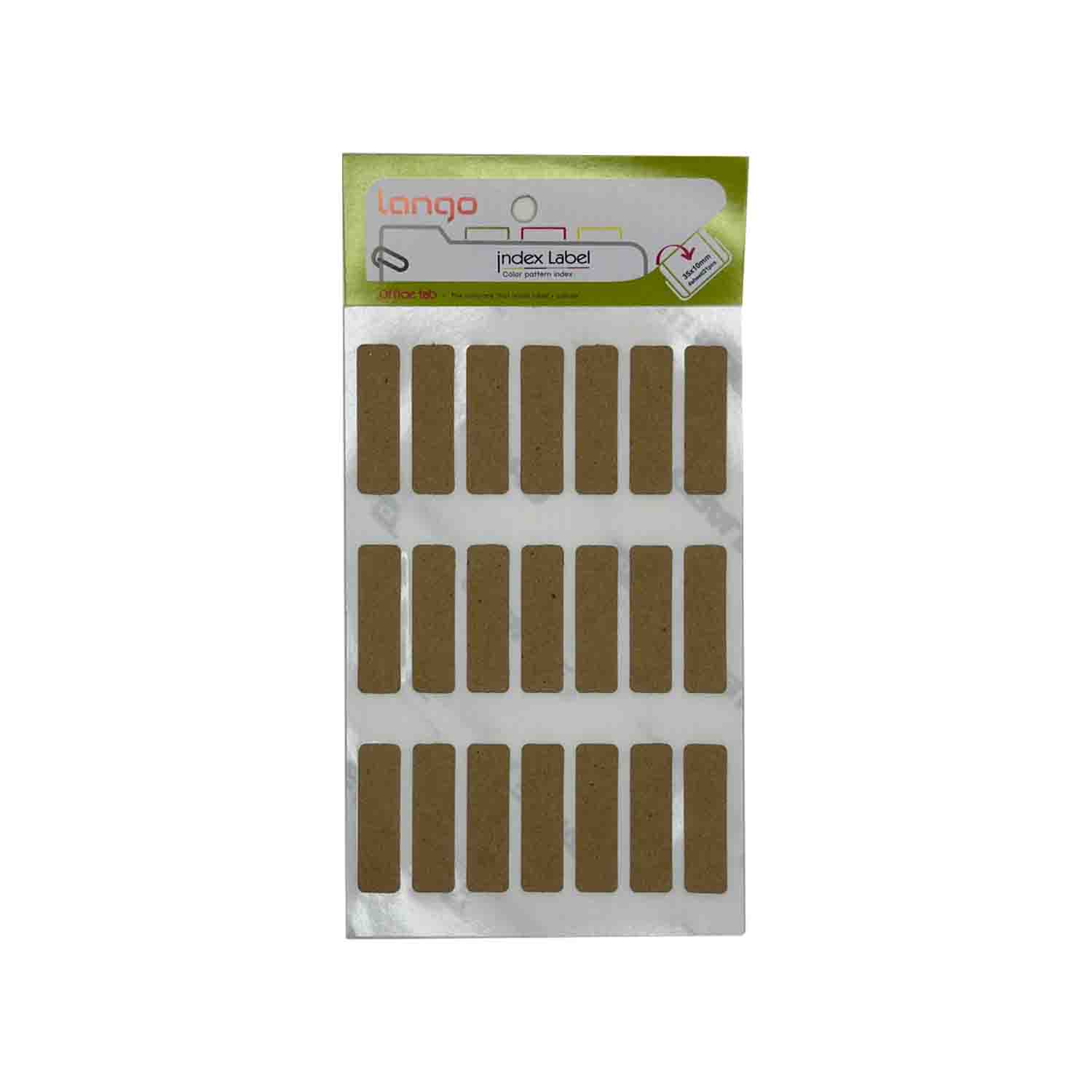 برچسب کرافت سایز10*35میلیمتر4برگی لانگوکدK-421 یا کد034