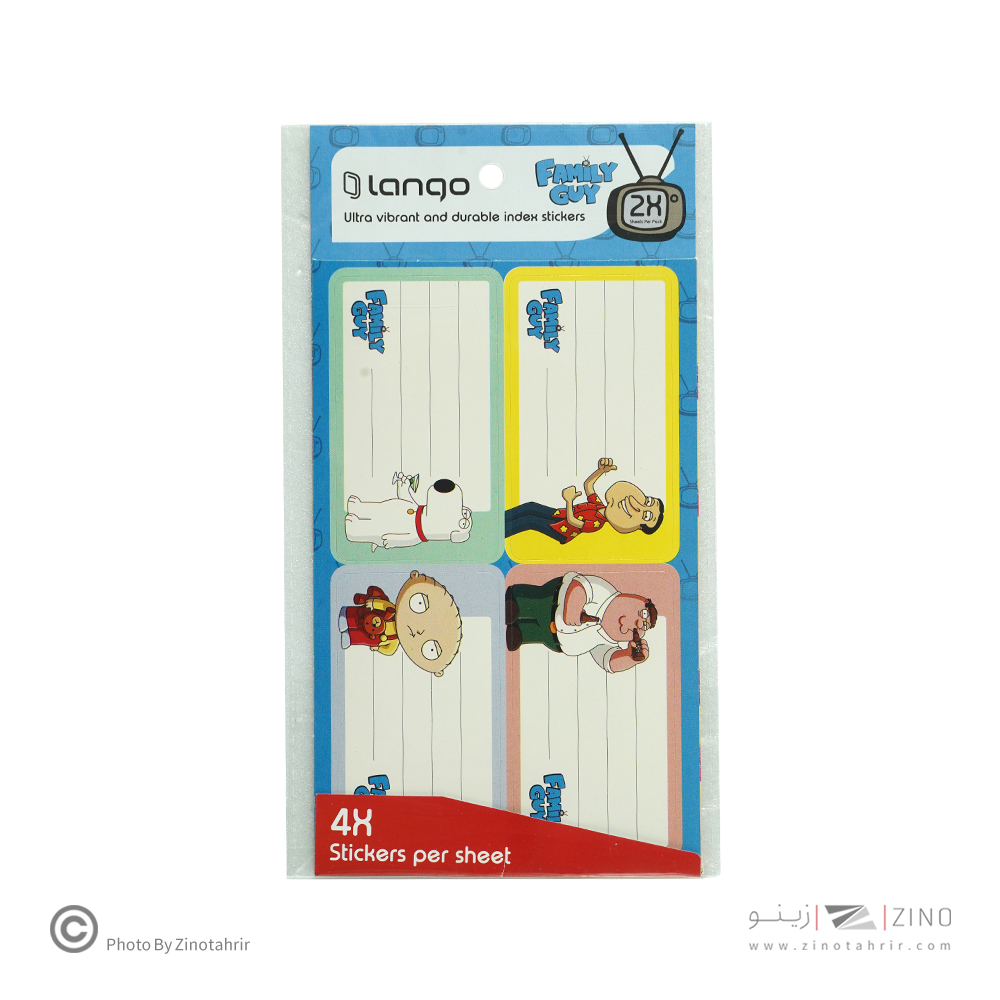 برچسب اسم دانش آموز طرح فمیلی گای لانگو