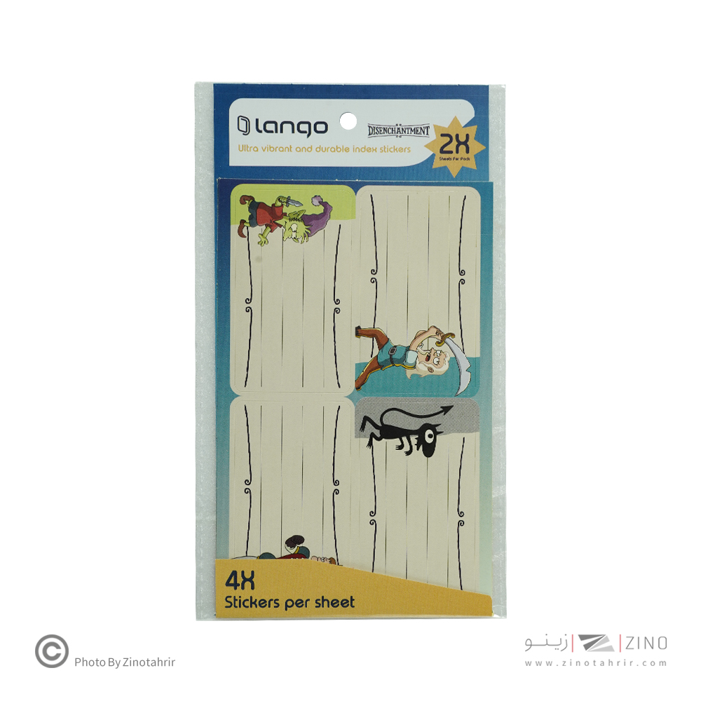 برچسب اسم دانش آموز طرح طلسم شدگان لانگو