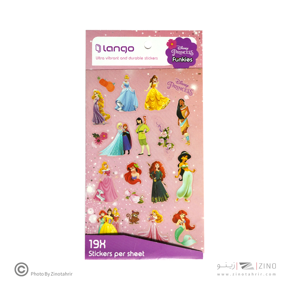 برچسب لانگو سری فانکیز طرح پرنسس دیزنی