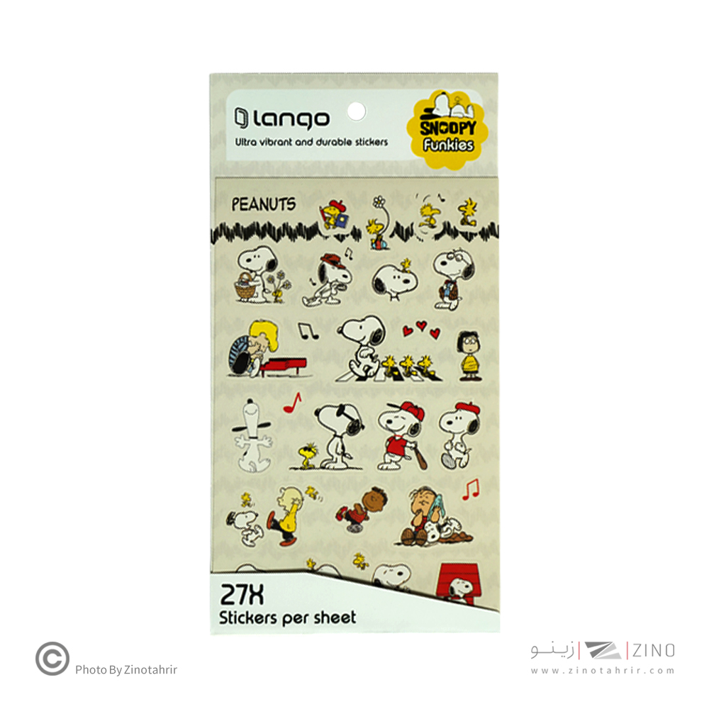 برچسب لانگو سری فانکیز طرح اسنوپی