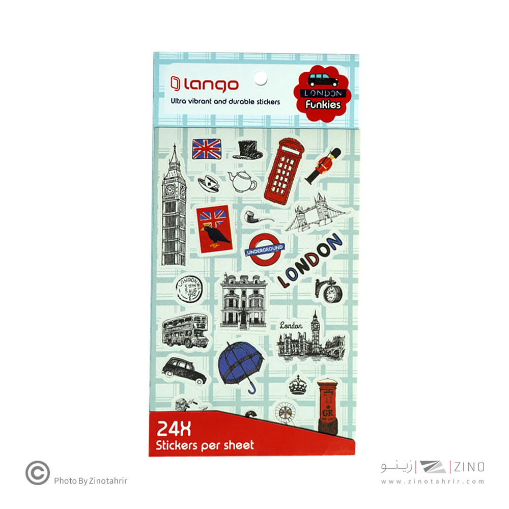 برچسب لانگو سری فانکیز طرح لندن