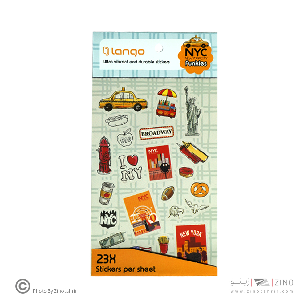 برچسب لانگو سری فانکیز طرح نیویورک