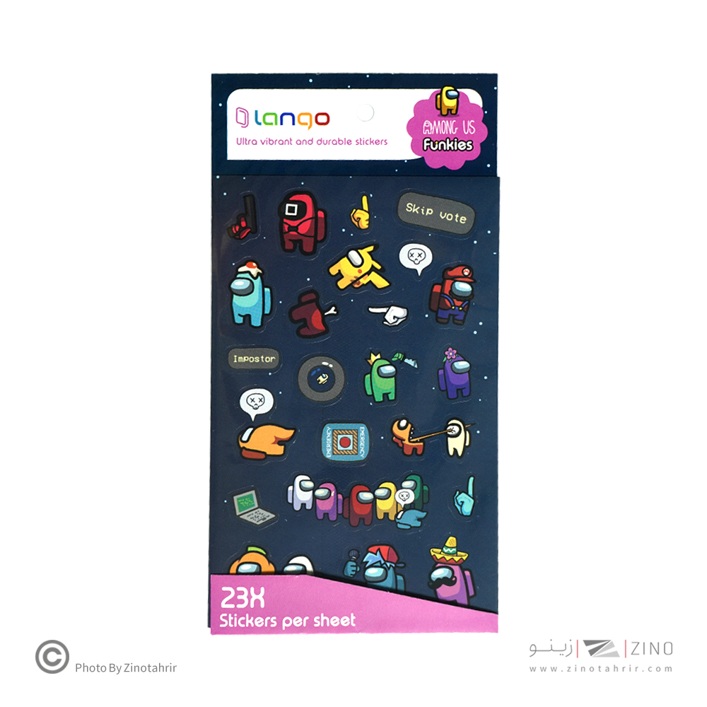 برچسب لانگو سری فانکیز طرح امانگ اس