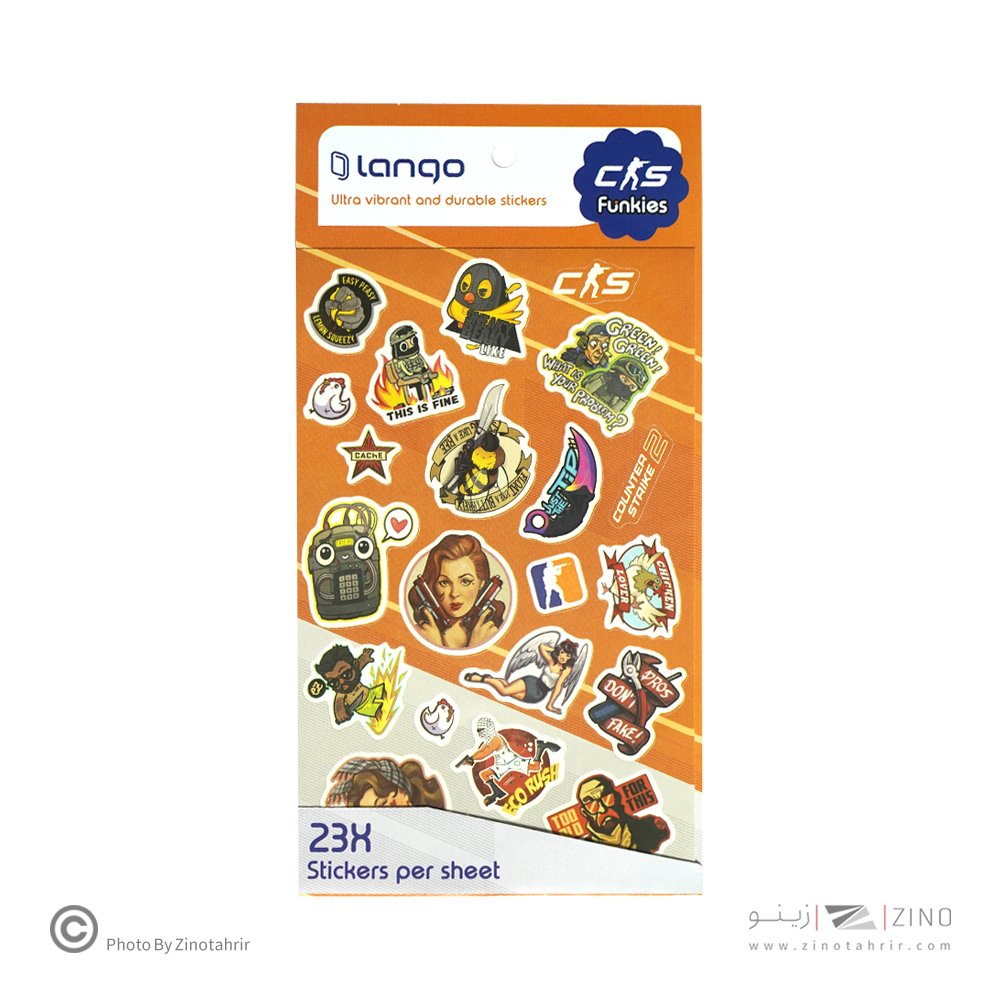 برچسب لانگو سری فانکیز طرح کانتر استریک