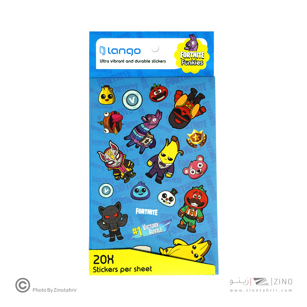 برچسب لانگو سری فانکیز طرح فورت نایت