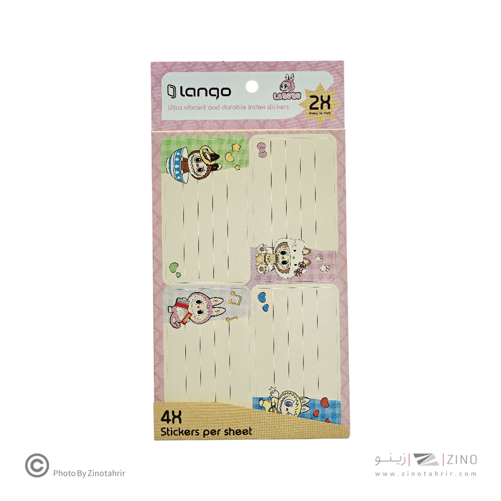 برچسب اسم دانش آموز طرح لبوبو لانگو