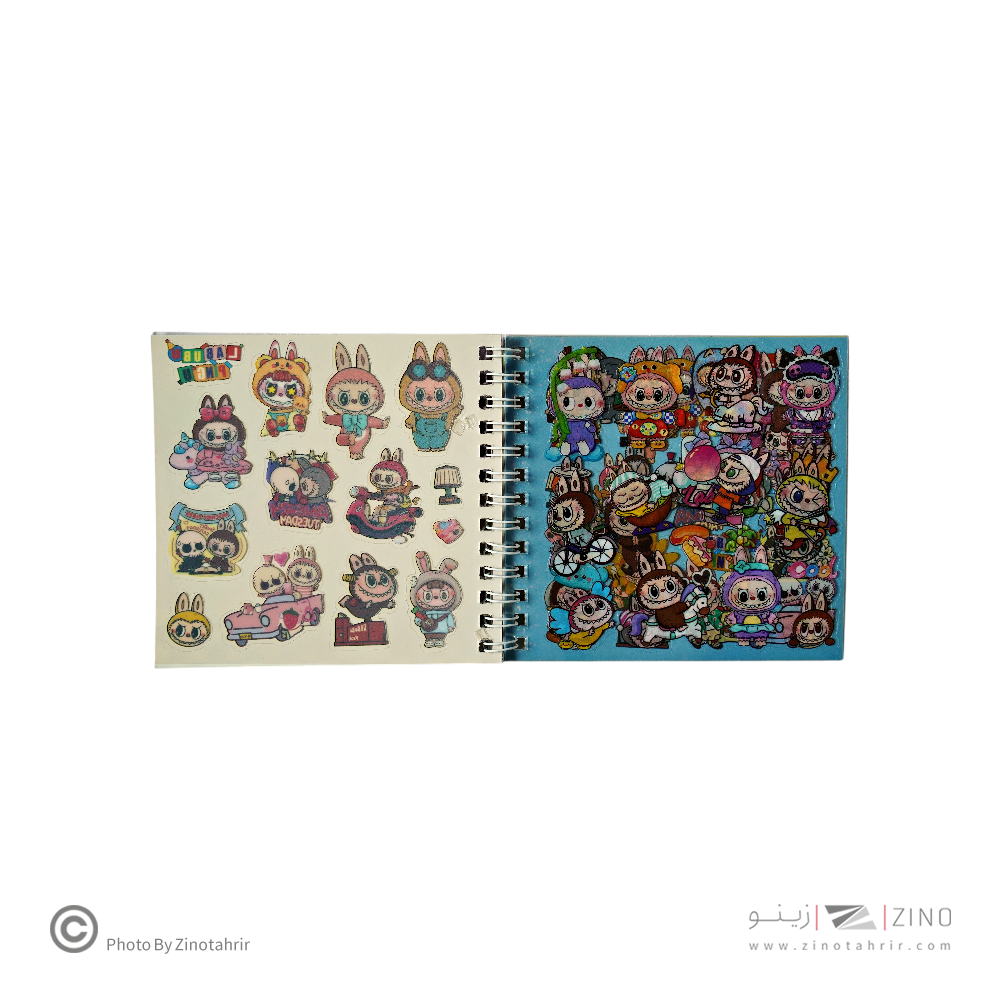 استیکر دفترچه ای(طرح لبوبو) کدJYX-802