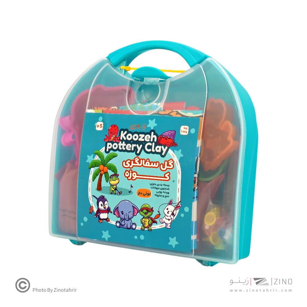 گل سفال کوزه کیفی پلاستیکی با ابزار