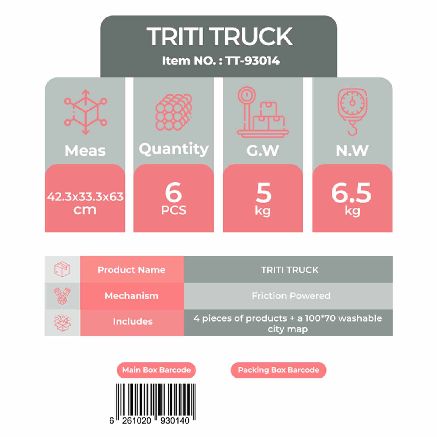 ماشین کششی راه سازی نشکن تیریتی تویز کد93014