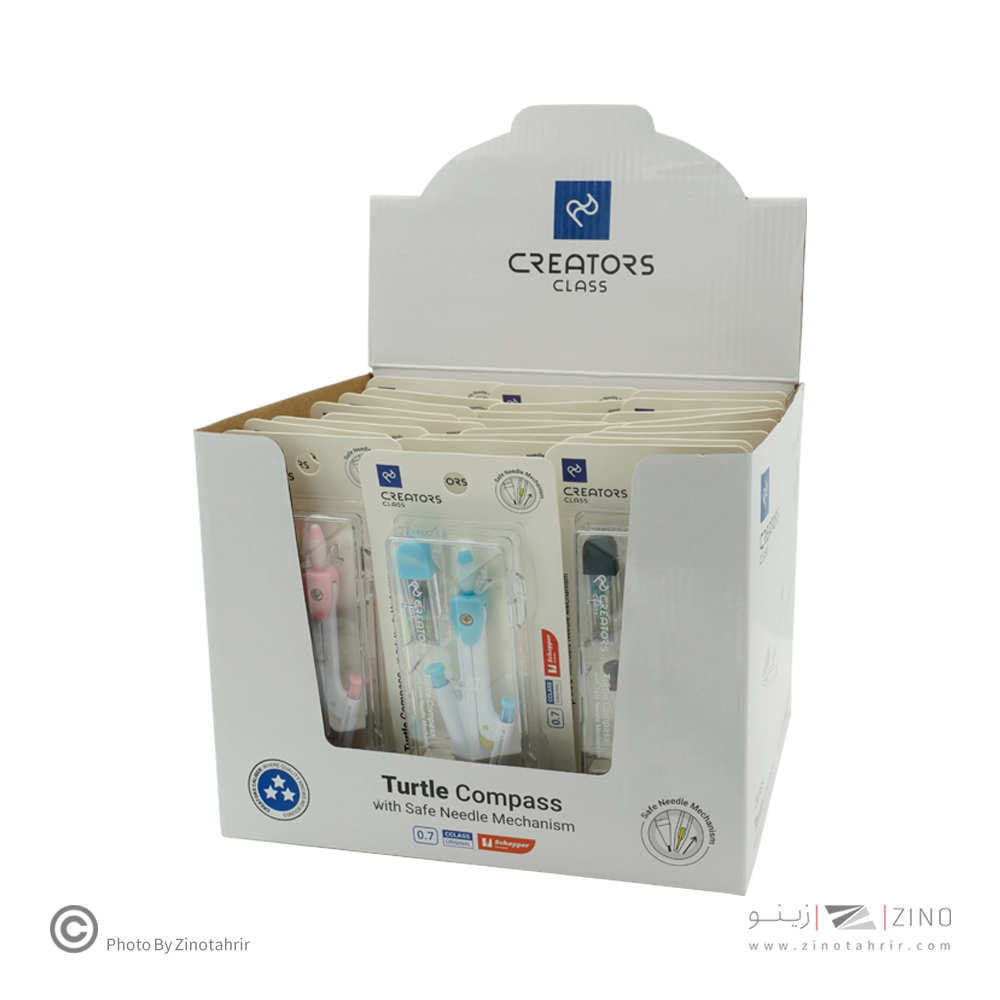 پرگار اتودی همراه با یدک و پاکن سری ترتل سیکلاس کد CCTSC7 = TURTLE Compass 