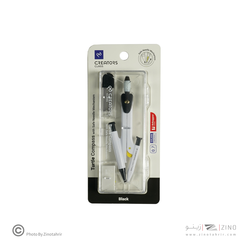 پرگار اتودی همراه با یدک و پاکن سری ترتل سیکلاس کد CCTSC7 = TURTLE Compass 