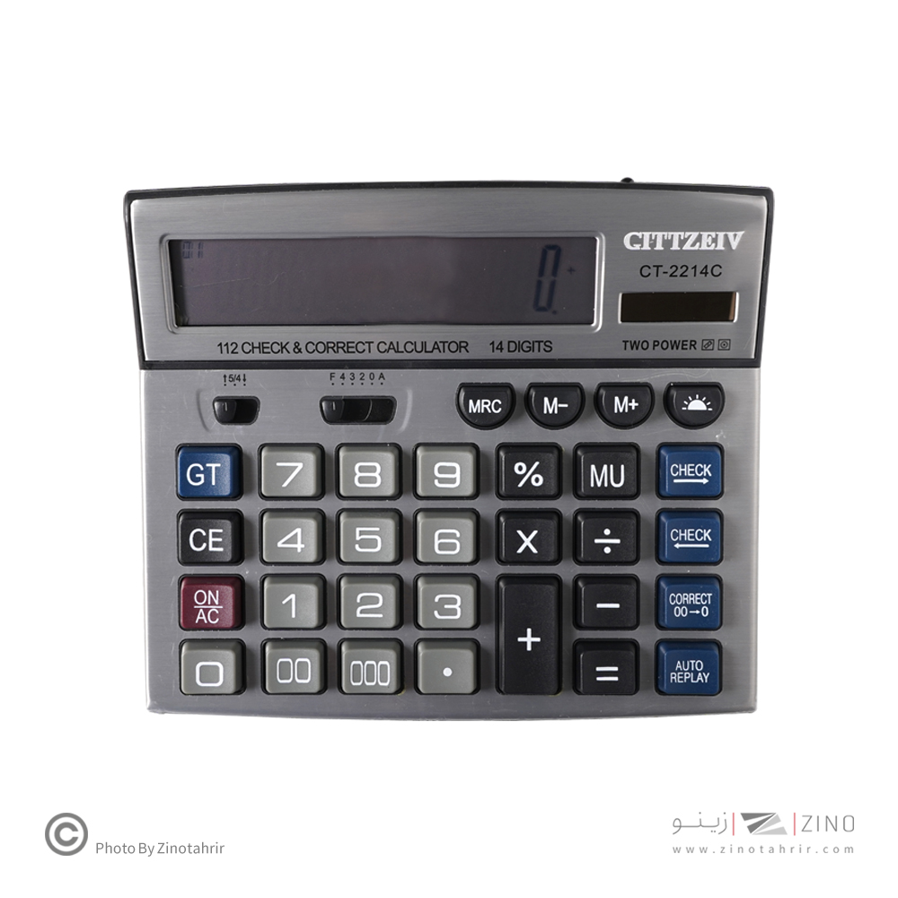 ماشین حساب رومیزی 3صفر 14رقم سیتی ژن CT-2214C