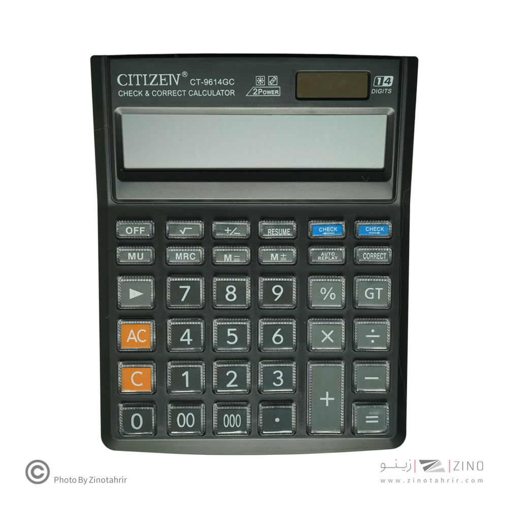 ماشین حساب رومیزی3صفر14رقم سی تی ژن کدCT-9614C