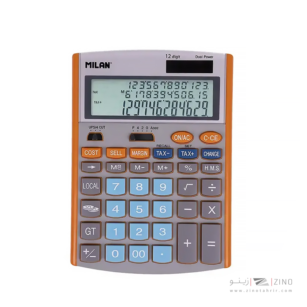 ماشین حساب رومیزی12رقم 2صفر میلان کد1535120
