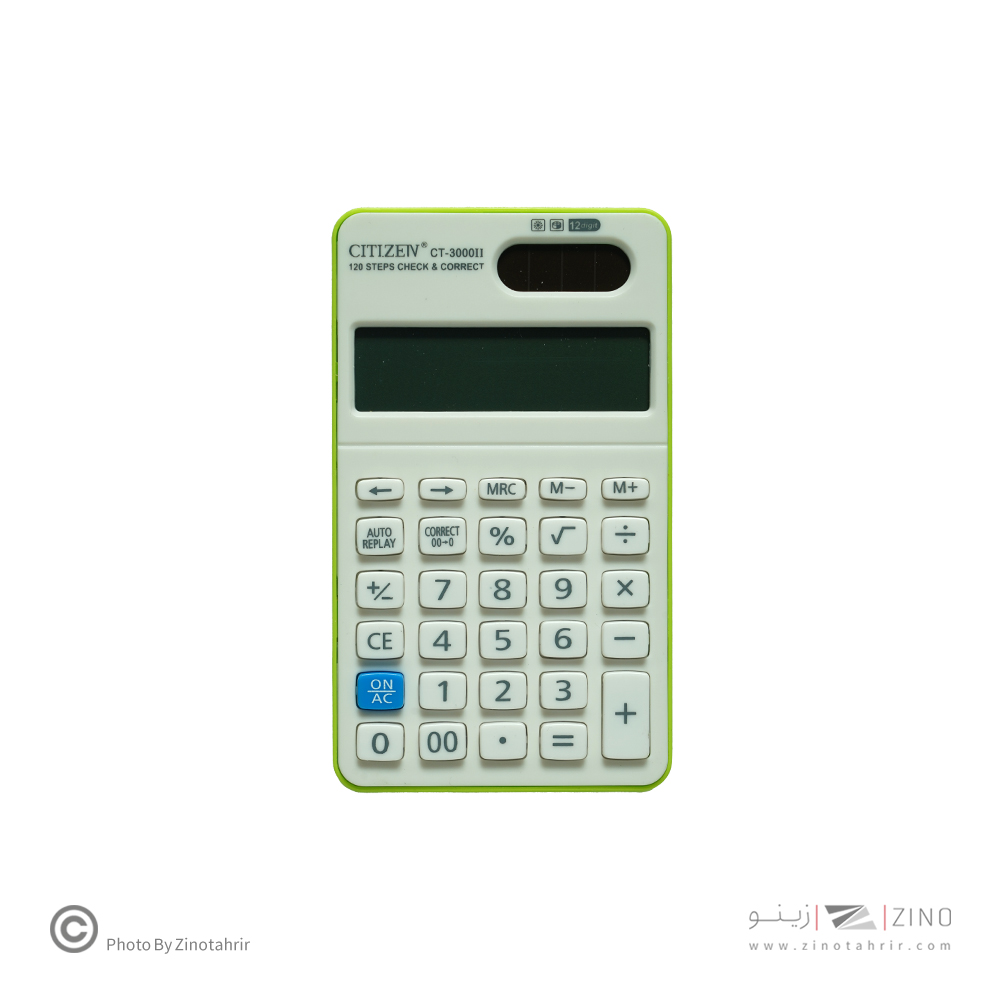 ماشین حساب جیبی12رقم سی تی ژن کدCT-3000
