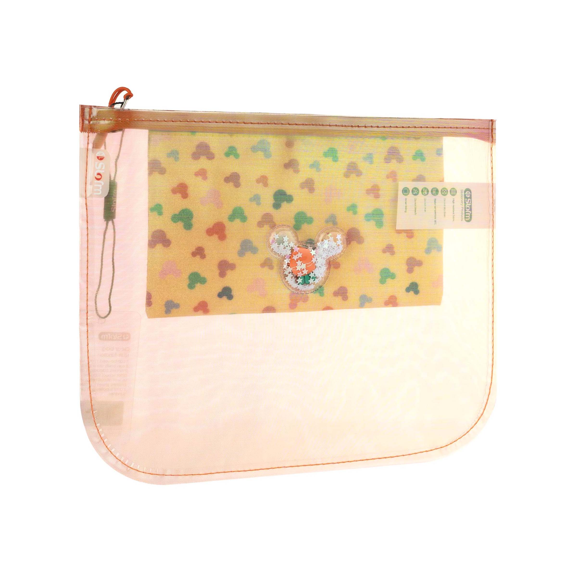 پاکت زیپ دارA5 هولگرامی جیب داراستورم کدHL-5046