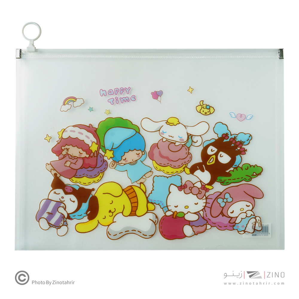 پوشه زیپ دارA4فانتزی