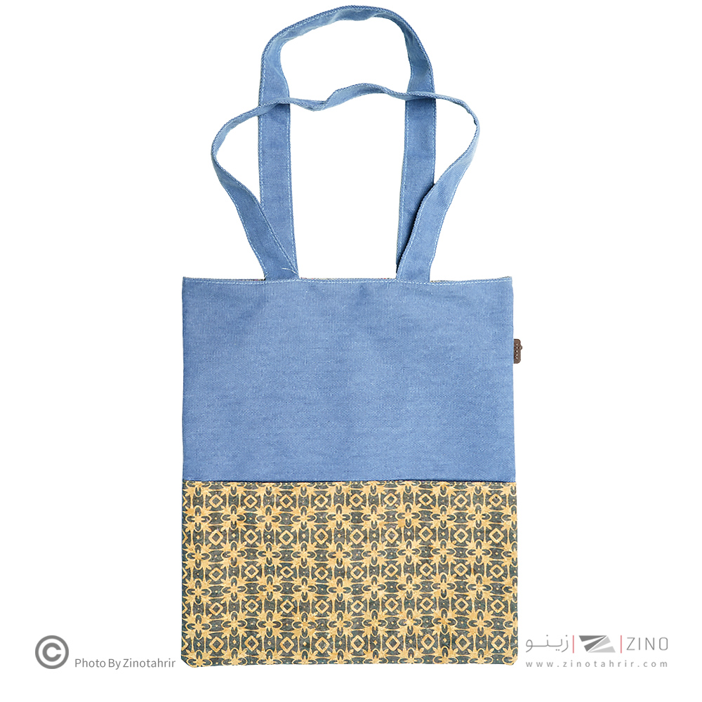 ساک خرید(توت بگ) بزرگ چوب پنبه باروک لیام کدL-16065