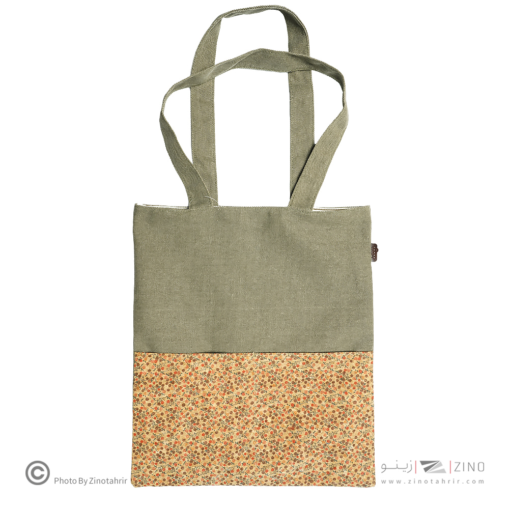 ساک خرید(توت بگ) بزرگ چوب پنبه باروک لیام کدL-16065